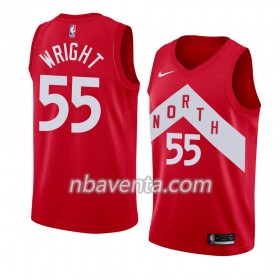 Camiseta Hombre Toronto Raptors Delon Wright 55 2018-19 Nike Rojo Swingman